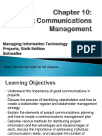 10 - Project Communications Management