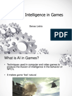 Artificial Inteligence in Games