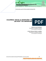 COLOMBIA HACIA LA ADOPCIÓN Y APLICACIÓN DE LAS NIIF Y SU IMPORTANCIA.pdf