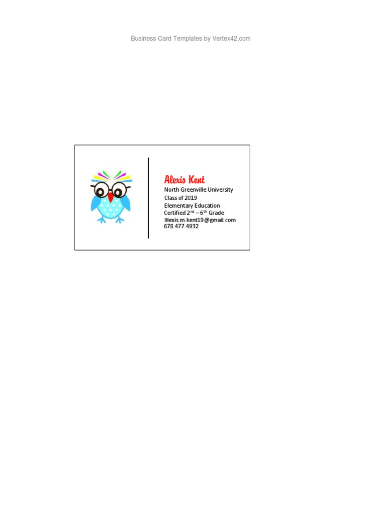 Buisness Card | PDF