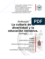 ACT. 8 Reflexion de La Lectura La Cultura de La Diversidad y La Educación Inclusiva