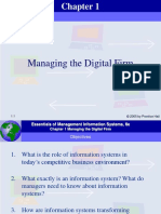 Chapter 1 Managing The Digital Firm