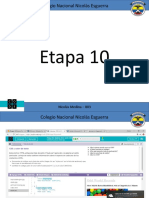 Etapa 10: Colegio Nacional Nicolás Esguerra