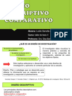 Diseño Descriptivo Comparativo