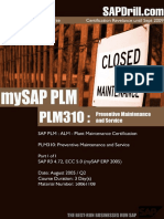 PLM310 - Preventive Maintenance and Service PDF