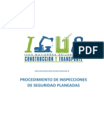 02.10 - Procedimiento de Inspecciones de Seguridad Planeadas