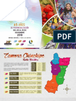 Programa de Festividades 65 Años de Provincialización Zamora Chinchipe 2018.