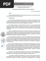 Resolucion Consejo Directivo 139 2018 Resuelve Aprobar Formatos Del Proceso de Cese de Actividades