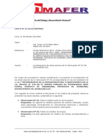 Carta Nº 33-Levantamiento de Observaciones Valor Nº 03 Mayunmarca