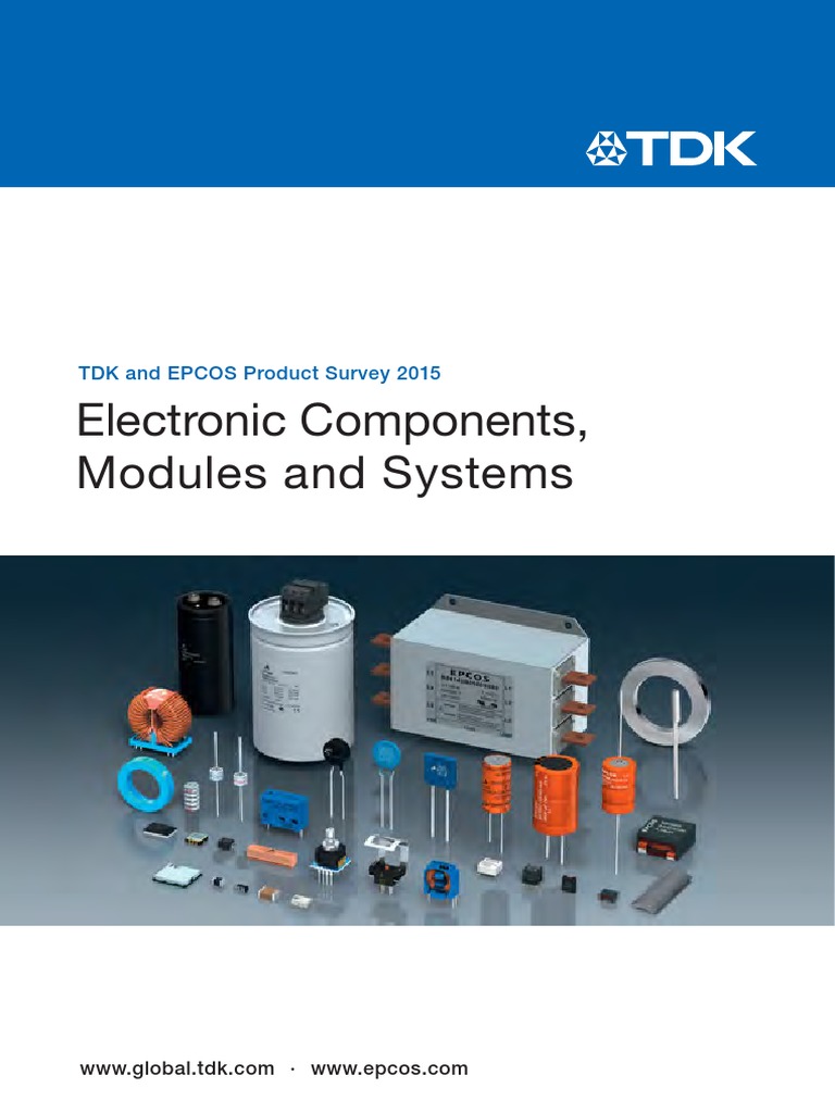 TDK-Electronic Components, Modules and Systems Catalog | PDF | Inductor |  Transformer
