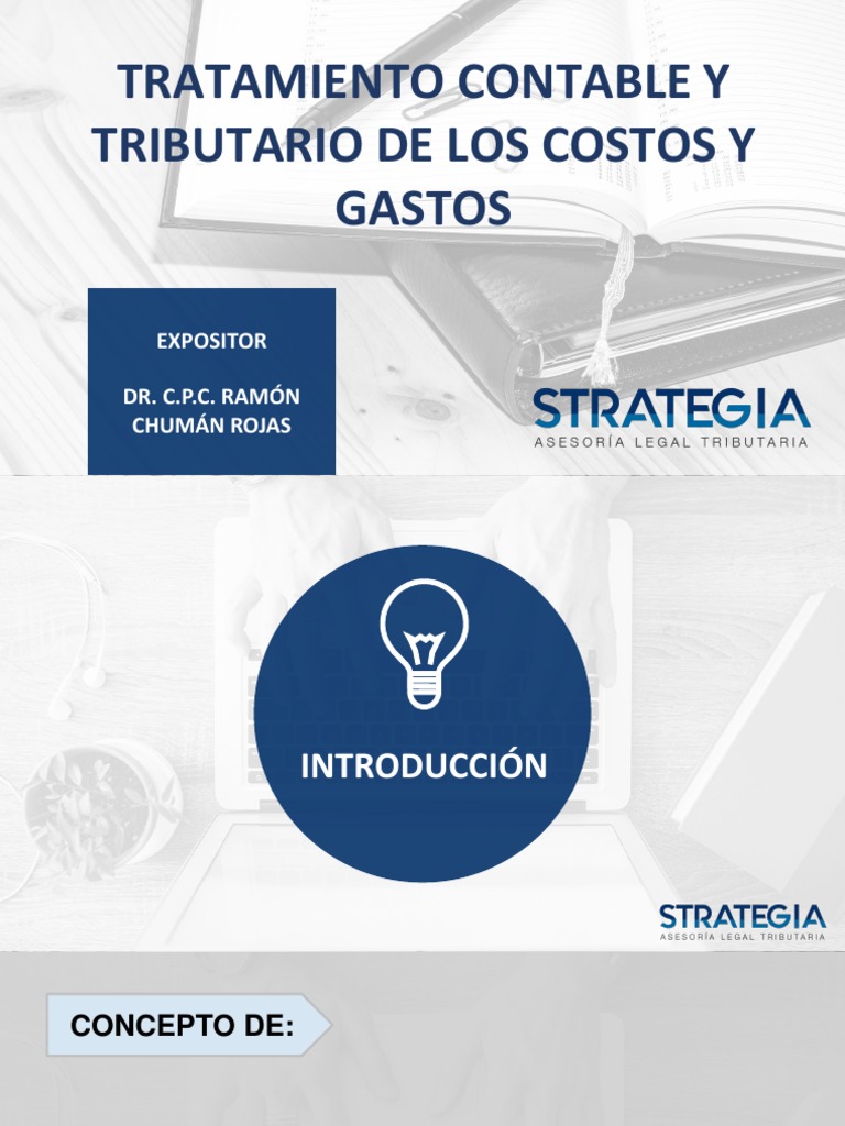Tratamiento de Costos y Gastos Tributarios | PDF | Costo | Devengo