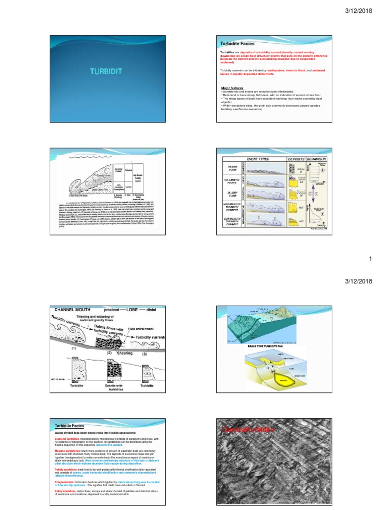 Turbidit | PDF | Clastic Rock | Hydrography
