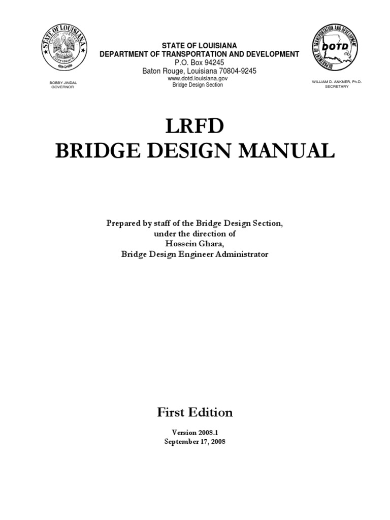 LRFD Bridge Design Manual PDF Deep Foundation Fracture