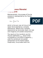 MATLAB 7.10.0 (R2010a) - Continuous Wavelet Transform - Wavelets - A New Tool For Signal Analysis (Wavelet Toolbox™) PDF