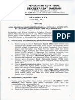 Pengumuman Seleksi Adm PDF