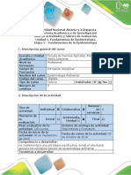 Guía de Actividades y Rúbrica de Evaluación Unidad 1 Etapa 2 Fundamentos de La Epidemiología