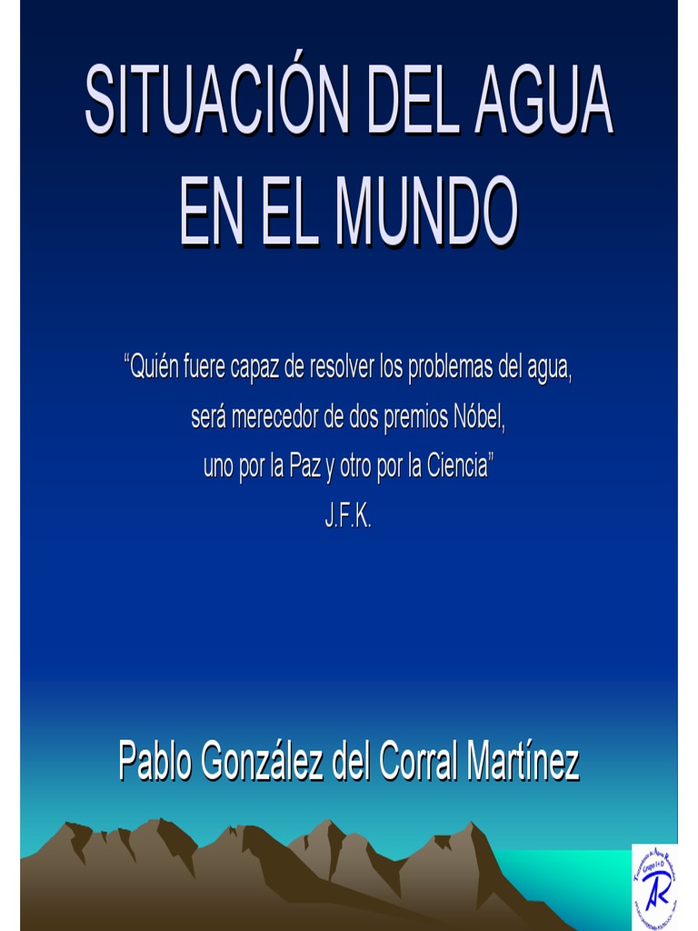 Situacion Del Agua en El Mundo PDF | PDF | Libia | Agua subterránea