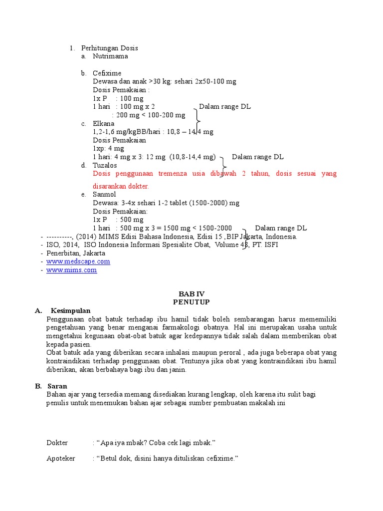 Perhitungan Dosisdoc