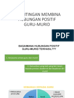 Kepentingan Membina Hubungan Positif