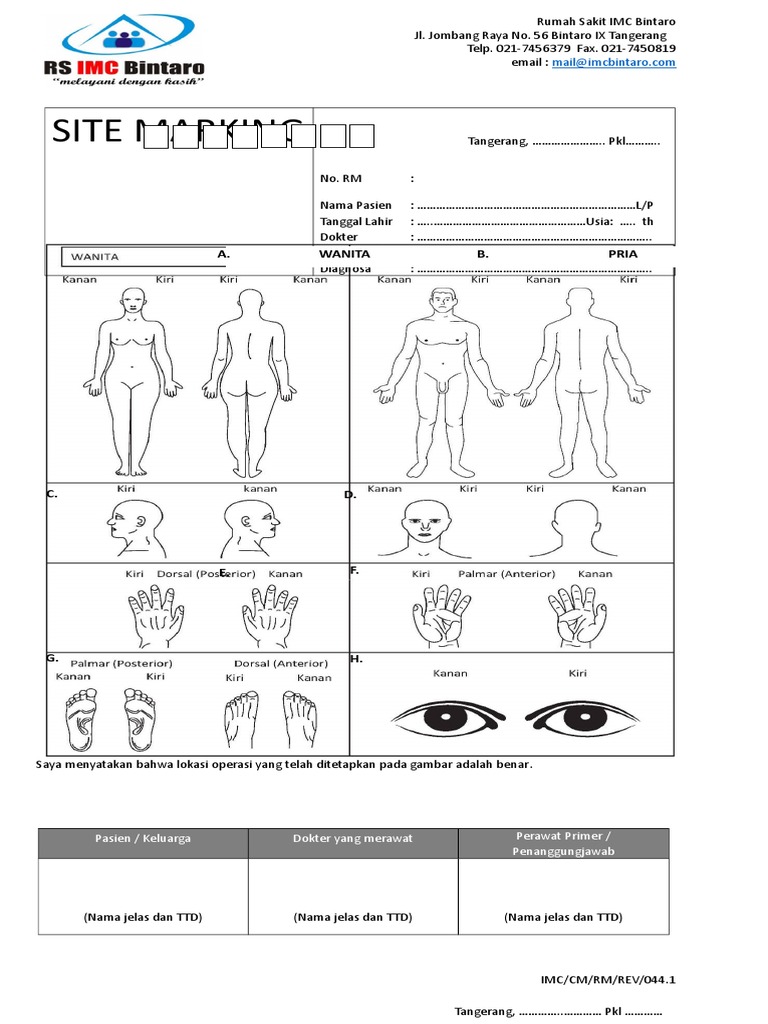 Form Site Marking PDF