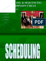 Scheduling & Sequencing by Johnson'S Rule: Group Members