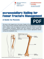 Intramedullary Nailing For Femur Fracture Web Version English