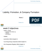 2. Liability, Promotion, Formation