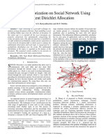 Topic Categorization On Social Network Using Latent Dirichlet Allocation