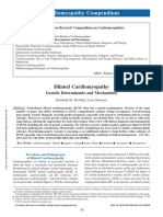 Dilated Cardiomyopathy, Genetic Determinants and Mechanisms