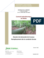 170926-Melles - Dossier Travaux Conduite Forcee PDF