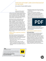 HP Data Protector Software ZDBIR Datasheet