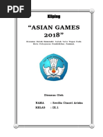 Kliping ASIAN GAMES 2018