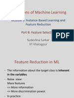 Foundations of Machine Learning: Module 3: Instance Based Learning and Feature Reduction