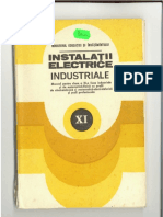 Instalatii Electrice Industriale-Manual Cls. XI Licee Industriale 1980-Mira N PDF