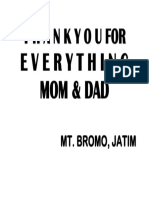 Thankyoufor: Everything Mom & Dad