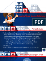 Presentasi Analisis Harga Satuan Pekerjaan