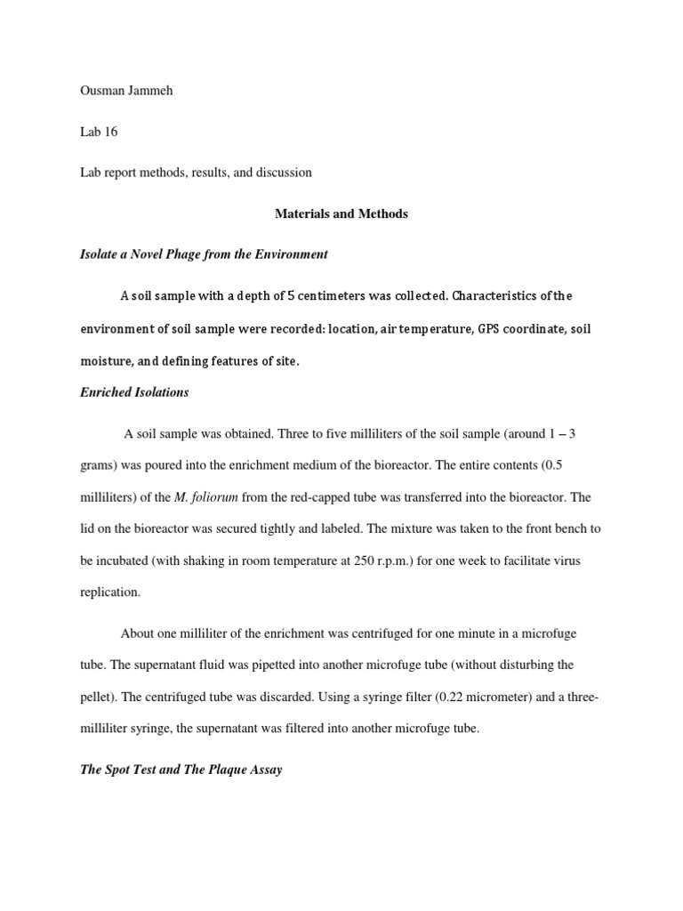 Dna purification lab picture
