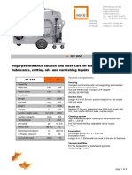 Data Sheet Suction and Filter Cart SF 500