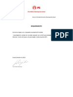 Requerimento e Contrato de Comodato CGTP