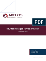 ITIL For Service Managed Providers White Paper PDF