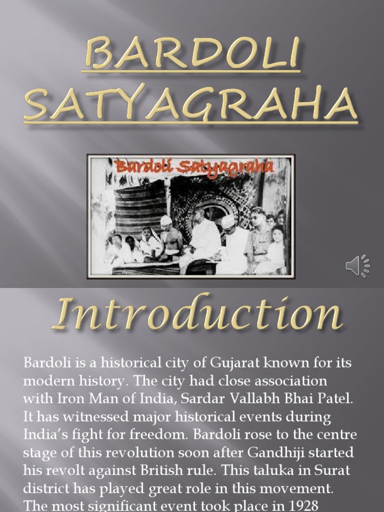 Bardoli Satyagraha PDF