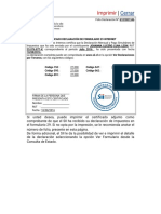 Certificado Declaracion de Formulario 29(1)