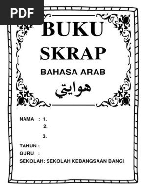 Buku Skrap Bahasa Arab Tajuk Puasa - mowmalay