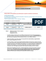 CIP Procedure of RO Membrane