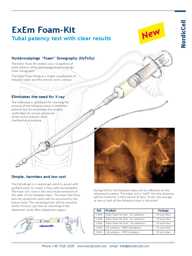 ExEm Foam Kit PDF Medical Ultrasound Clinical Medicine