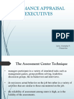 Performance Appraisal of Executives: Zeta, Marielle R. - Presenter