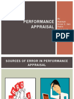 Performance Appraisal: By: Rudolph Soren C. San Pedro Bsie Iv-Gk