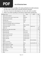 Comprehensive Hardware Items List | PDF | Insulator (Electricity ...