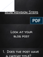 Blog Revision Steps