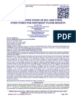 Comparative Study of RCC and Steel Structures For Different Floor Heights